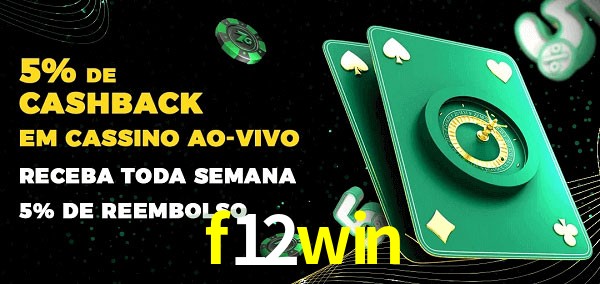 Promoções do cassino ao Vivo f12win
